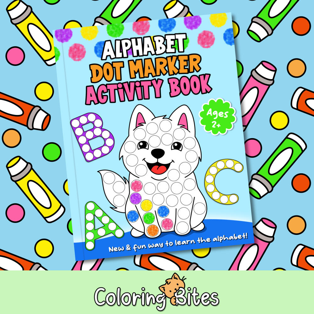Alphabet Dot Marker Activity Book