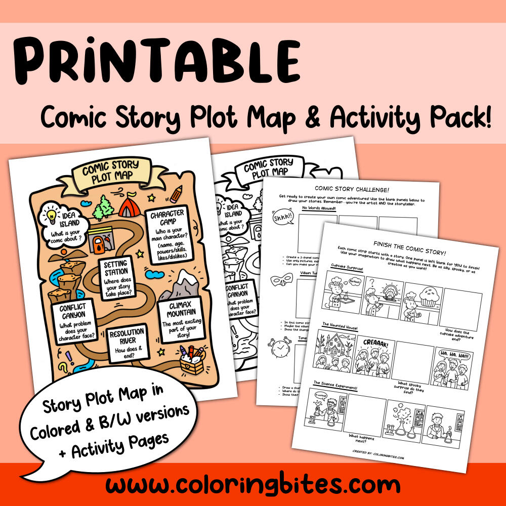 Comic Story Plot Map